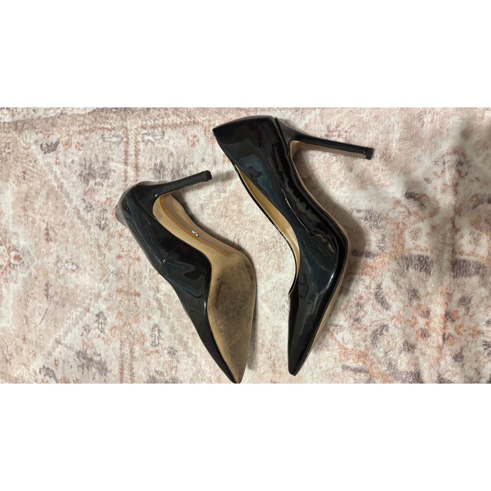 Foot Petals Women's Black Patent Pointed Toe Stiletto Pumps Heel Size 6 - Picture 6 of 6